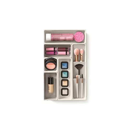 Joseph Joseph Viva - Modular 7-piece Makeup Beauty Drawer Organiser Set, Storage Boxes dividers for makeup, beauty grooming items, cosmetics, hair accessories