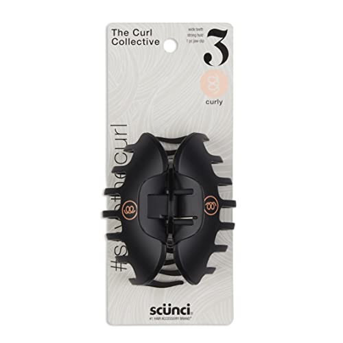 Scunci, Curl Collective Curly Jaw Clip, 1 Count