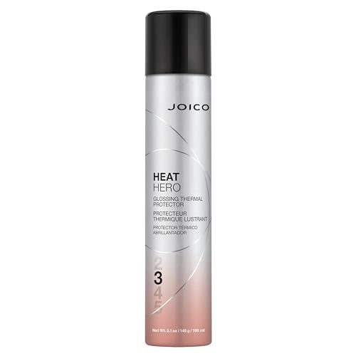 Joico Heat Hero Glossing Thermal Protector | For Most Hair Types | Protect Against Heat & Humidity | Protect Against Pollution & Harmful UV | Reduce Split Ends | Boost Shine | Paraben & Sulfate Free