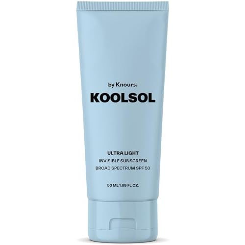 Sunscreen by Knours, Ultra-Light Invisible Broad Spectrum SPF 50, Moisturizing for All Skin Types, Korean Innovation, 50ml/1.69 fl. oz.