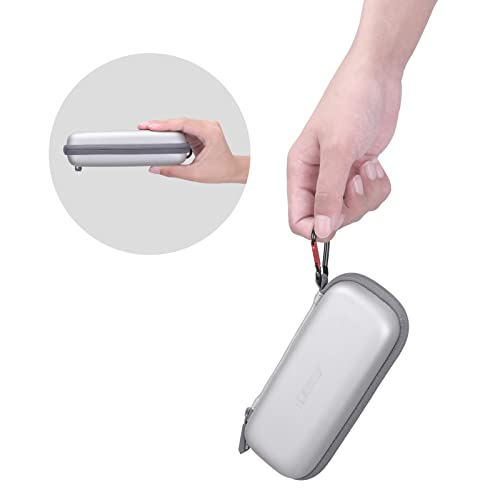 RLSOCO Hard Case for Merkur Futur 23C/33C/34C/37C/38C Razor & works with Schick Razor | Shockproof, Dustproof, Water-Resistant Storage Pouch, With Sturdy Metal Hook (Case Only)