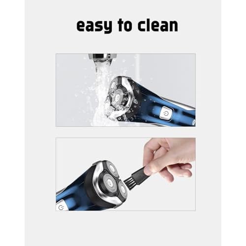 Sweetlf Replacement Blades for SweetLF Electric Razor for Men, 12 Pack SweetLF Shaver Blades, SWS7105 Replacement Blades for SweetLF Shaver SWS7105 SWS7105BK, 2 Cleaning Brush