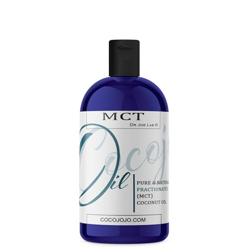 Pure Fractionated Coconut Oil - Pure, Fractionated - Perfect for Skin, Face, Hair, Nails - (16 oz)