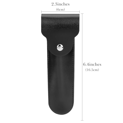 Linkidea Travel Razor Case, Shaver Carrying Cover Bag, Compatible with Fusion 5 Power, ProGlide Power, MK-23C, Men's Portable Razor Holder, Protective Storage Pouch (Black)