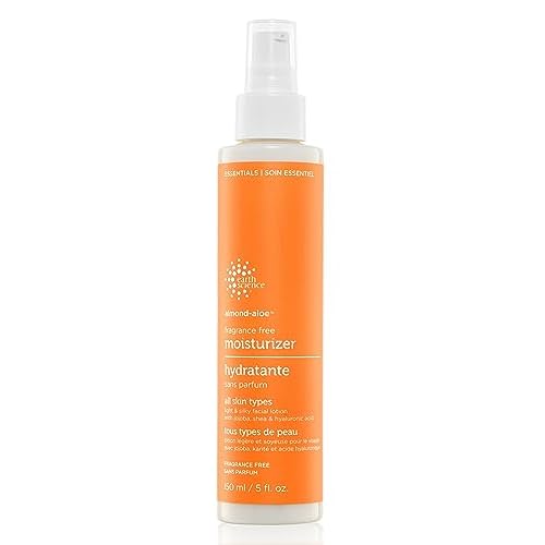 EARTH SCIENCE Almond Aloe Fragrance Free Facial Moisturizer, 150 ML