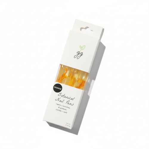 Orange Cuticle Oil Trio, All-Natural, Vegan, Cruelty-Free Nail and Cuticle Repair with Coconut Oil, Sweet Almond Oil, Vitamin E, Handmade in USA, 3 Pack Gift Set