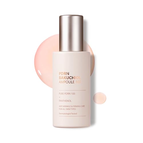 PDRN Ampoule CUSKIN Korean Skin Care with Salmon DNA, Plant Based Bakuchiol, Moisturizing Bifida, and Collagen, Korean Skin Care PDRN Serum Ampoule, 35 ml (1.01 fl. oz.)