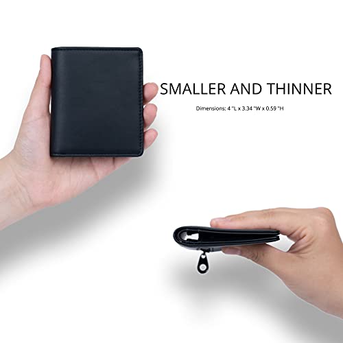 Ultra Slim & Compact Wallets for Women (Black£©