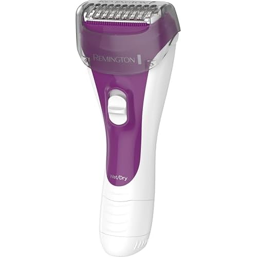 Remington Smooth & Silky Electric Shaver for Women, 3-Blade Battery Operated Foil Shaver and Bikini Trimmer, Shave Wet or Dry