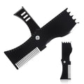 Foldable Beard Comb for Men & Styler ? Precision Grooming Tool for Multiple Beard Styles, Effortless Shaping, Use with Beard Trimmer