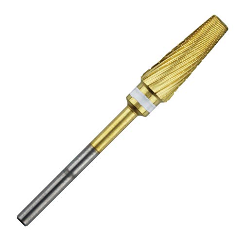 C & I 5 in 1 Nail Drill Bit, Mixed Sizes Edition, Cross Teeth, 2 Way, Professional Multi-function Nail Drills for Electric Manicure Drill Machine, Shank 3/32¡± (Pro)