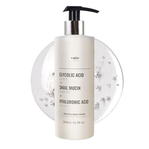 Glycolic Acid, Snail Mucin, and Hyaluronic Acid Wash