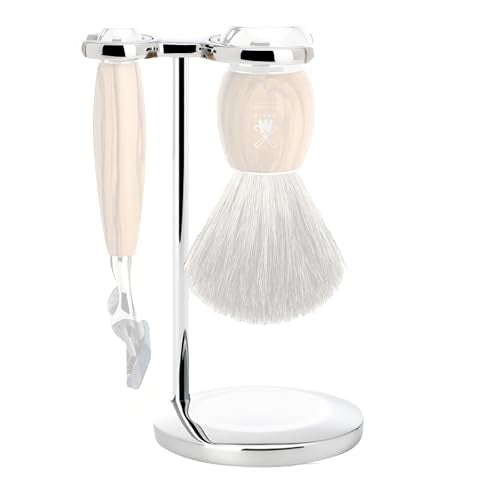 M?HLE Chrome Shaving Set Stand for VIVO and RYTMO Series Brushes and Razors