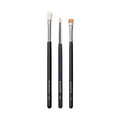 Morphe Definition Eye Makeup Brush Trio - Eyeshadow Brush Set for Blending, Precision and Definition - Includes M431, M432, M433 - For Cream or Powder Eyeshadow and Eyeliner (3 Count)