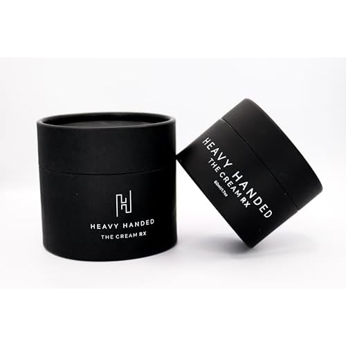 Heavy Handed The Cream RX Hand Recovery Cream with Honey & Vitamin E, Fast-Absorbing, Non-Greasy Moisturizer for Dry, Cracked, Overworked Hands
