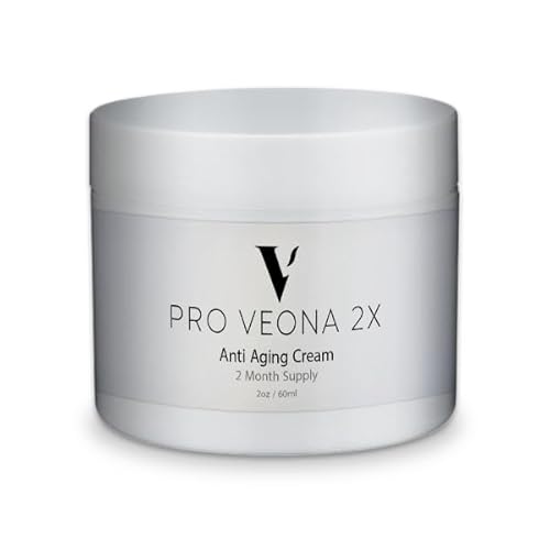 Pro Veona 2x Cream - Moisturizing Anti Aging Cream - 2 Month Supply - Lift & Firm - Nourishing Anti-Wrinkle Technology - Ceramides, Vitamin C, Collagen - Reduce Appearance of Age Spots & Redness