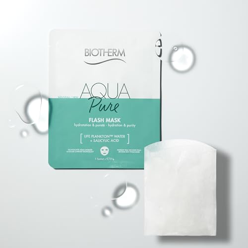 Biotherm Aquasource Flash Sheet Mask, a Moisturizing Face Mask with Biotech Plankton