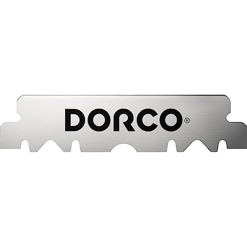 100 DORCO Single Edge Razor Blades For Professional Barbers And Traditional Shaving Enthusiasts
