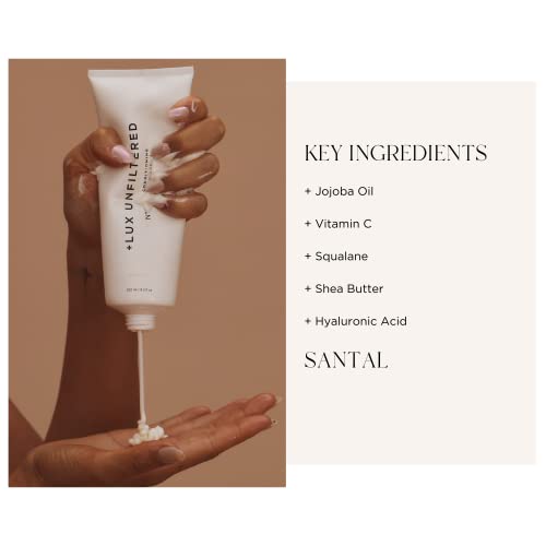 + Lux Unfiltered N¡Æ14 Conditioning Body Cream for Women - Moisturizing Body Lotion with Jojoba, Squalane, & Shea Butter - Hydrating, Skincare Grade Ingredients - Vegan & Cruelty Free - Santal