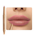Matte Lip Liner ? Dual-Ended Retractable Pencil with Silicone Smudger, Waterproof Long Wear Crayon for Flawless Contour & Plump Lips, Vegan Cruelty-Free Beauty for Everyday Elegance (03#, 1PCS)