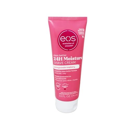 Evolution- of- Smooth Shave Cream Pomegranate Raspberry, 2.5 oz for Women (4 Pack)