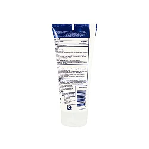 Clearasil Rapid Rescue Deep Treatment Acne FaceWash, Maximum Strength with 2% Salicylic Acid Acne Medication, AcneFacial Cleanser, 6.78 fl oz (Pack of 3)