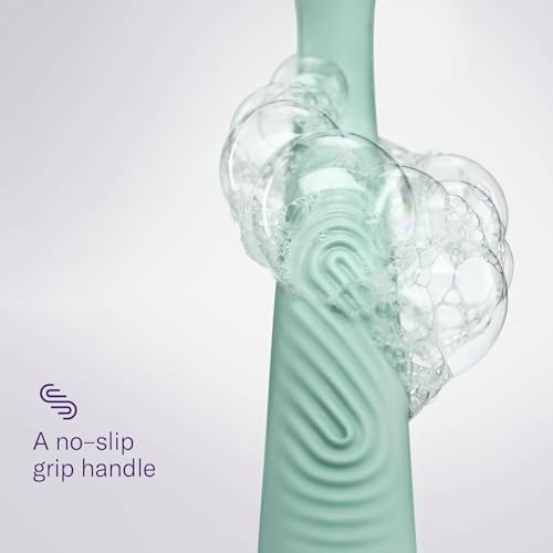 Flamingo Shaving Razor Set for Women - Original Razor Handle, 4 Blade Refills, and Shower Holder - Sage