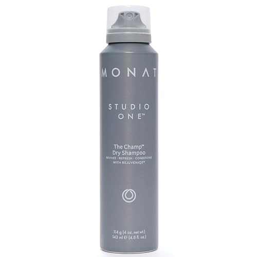 MONAT Studio One¢â The Champ¢â Conditioning Dry Shampoo Infused w/Rejuveniqe¢ç - Waterless Shampoo That Absorbs Oils, Dirt & Impurities in Between Shampoos. For All Hair Types - Net wt. 113g/4 fl oz.