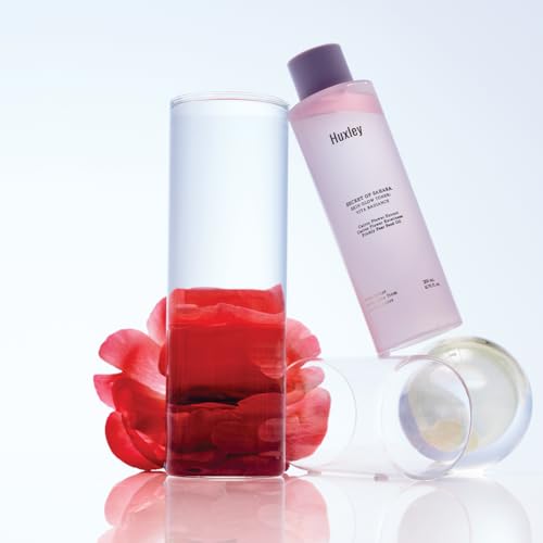Huxley Secret of Sahara Skin Glow Toner Vita Radiance, Dual-Phase Hydrating Korean Toner, 2% Niacinamide Face Toner, Korean Skincare Toner for Dewy Glow, Glass Skin Finish | 200ml / 6.76 fl. oz.