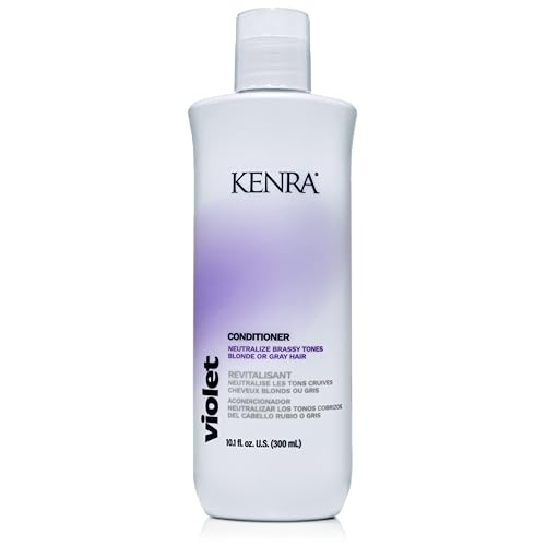 Violet Conditioner | Eliminates Brassy Tones | Purple Pigment + Deposit | Neutralizes Yellow | Moisturizes Processed Hair | Enhances Vibrancy of Blonde or Gray Hair | Color Safe