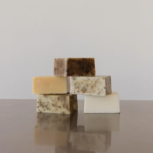 Summer Solace Tallow Soap Bar All-Natural Face & Body Wash Brick Deeply Nourishing Handcrafted Moisturizing Bar for Dry, Sensitive Skin Unscented 4.9oz (Pure)