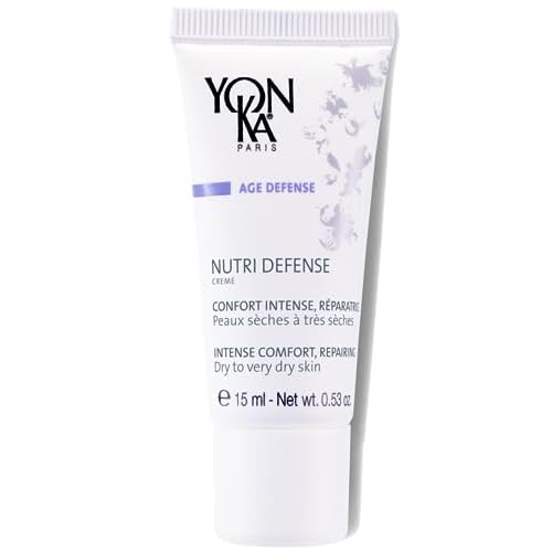 Yonka Nutri-Defense Creme, Nourishing Dry Skin Facial Moisturizer, Rich Shea Butter Treatment Cream with Prebiotics and Probiotics, Dry and Sensitive Skin, Paraben-Free