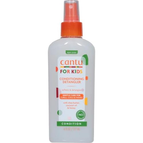 Cantu Care for Kids Conditioning Detangler, 6 Fl Oz (Packaging May Vary)