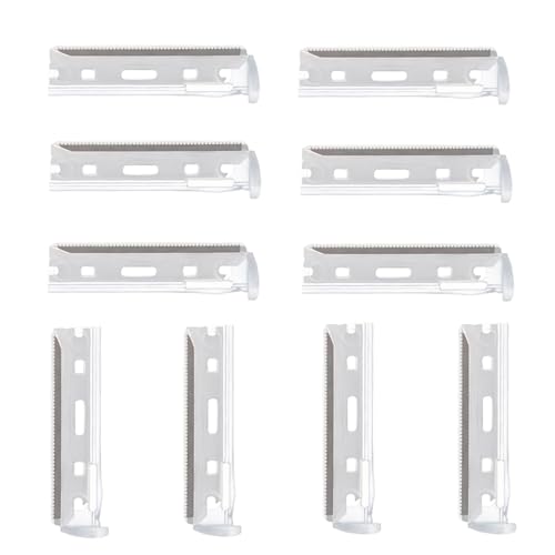 Compatible with Tweezerman Facial Razor Refills,10Pcs Fit for Tweezerman Razor Blade Refills,Achieve Smooth, Radiant Skin by Exfoliating and Removing Peach Fuzz