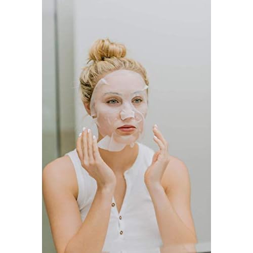Karuna Anti-Oxidant+ Sheet Masks for Revitalized Skin, Moisturizing & Hydrating Face Masks Skincare Essential, Sheet Mask with Green Tea, Licorice & Chrysanthellum, 1-Pack