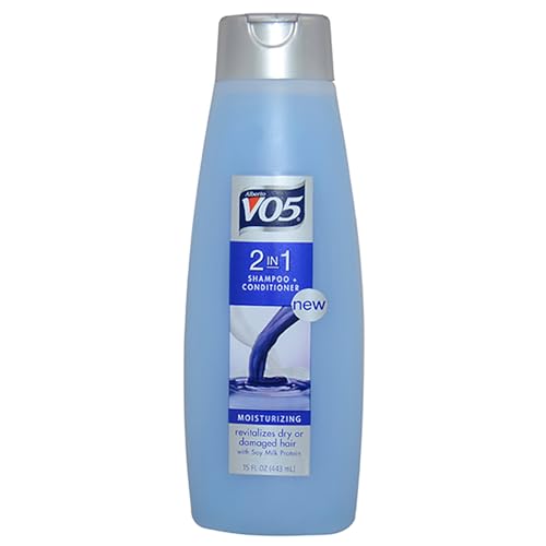 Alberto VO5 2 in 1 Moisturizing Shampoo and Conditioner for Unisex - 15 oz Conditioner (Pack of 6)