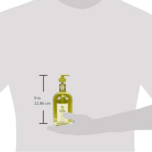 Cucina Purifying Hand Wash Coriander and Olive Tree 16.9 Fl Oz Glass Bottle by Cucina
