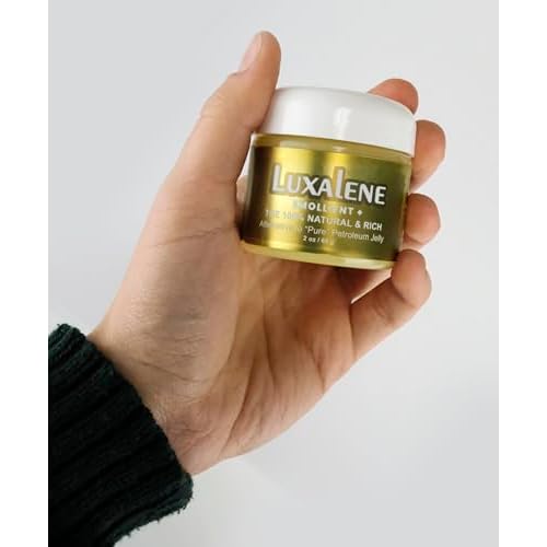 Beesaluxe Luxalene - a 100% Natural, Rich & Hypoallergenic Alternative to Petroleum Jelly with Castor Oil - Lips, Hands, Baby, Makeup Remover and More (2 Ounce)