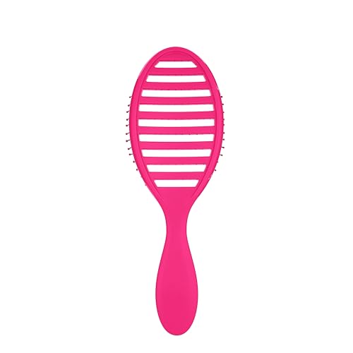 Wet Brush Speed Dry Hair Brush - Pink - Vented Design and Ultra Soft HeatFlex Bristles Are Blow Dry Safe With Ergonomic Handle Manages Tangle and Uncontrollable Hair - Pain-Free