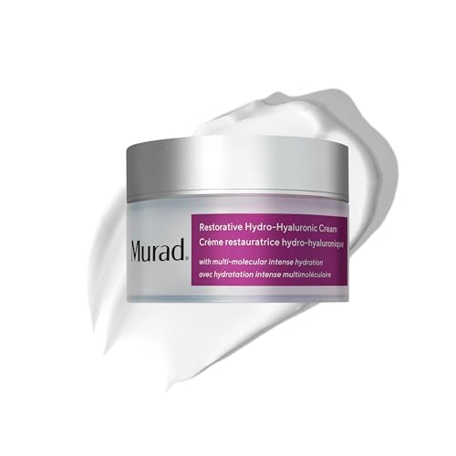 Murad Restorative Hydro-Hyaluronic Face Cream ? Moisture-Boosting Formula with Hyaluronic Acid, Coconut Extract, Botanical Oils & Shea Butter for Lasting Hydration, Plump, & Smooth Skin - 1.7 Fl Oz