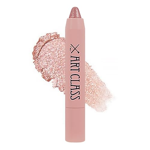 Too Cool For School Artclass Eye Glitz Glitter Eyeshadow Stick ? #02 Peach Sparkling