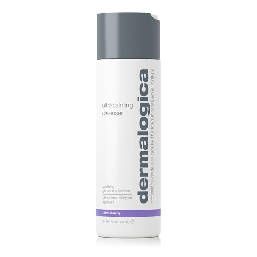 Dermalogica Ultracalming Cleanser, Gentle Face Wash for Sensitive Skin - Calms and Cools Redness and Discomfort, PH balanced, Non- Foaming, Gel - Cream Type