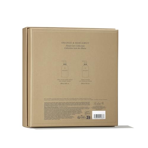 Molton Brown Orange & Bergamot Hand Care Collection - Fine Liquid Hand Wash & Lotion 2 x 10 fl. oz., Luxury Scented Gift Set for Women, Mothers Day