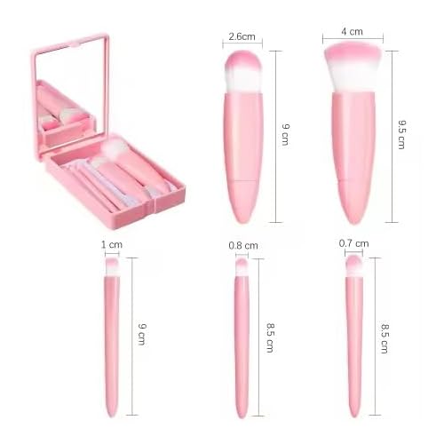 1 Pc Makeup Organizer, Bathroom Countertop comes with a makeup brush case that includes a small mirror, Vanity Makeup Organizer, Makeup Storage Organizer, Cosmetic Organizer.