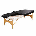 PU Leather Massage Table Cover Protector, Wipeable Waterproof & Oil-Resistant Fitted Replacement Sheet with Elastic & Back Securing Straps for Massage, Spa & Lash Beds, Fits 28?32¡± Wide