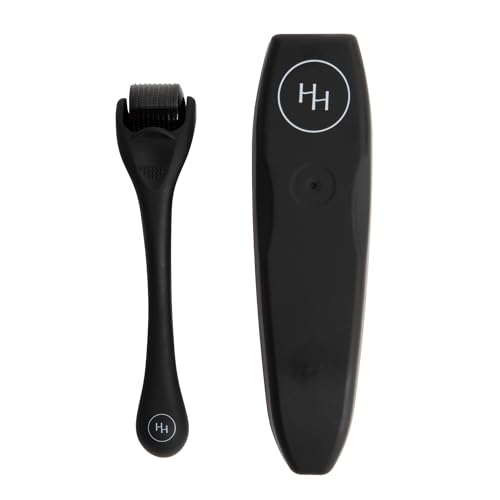Happy Head Dermaroller for Scalp, Beard and Face ? 0.25mm Microneedling Tool to Help Scalp Stimulation, Refine ? Skin Care and Grooming for Men and Women