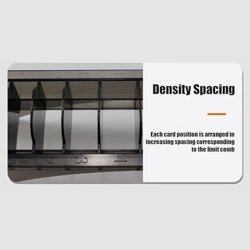 10 Slot Clipper Comb Holder, Plastic Storage Case Organizer for Electric Clippers,Black for Barbershop Salon Professionals"