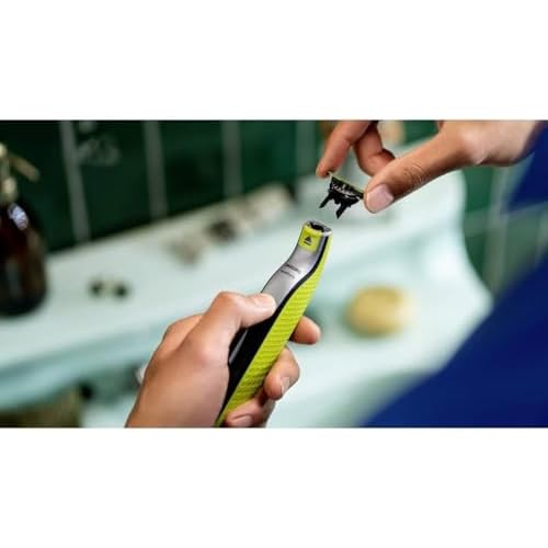 PHILIPS Shaver OneBlade 360 Face, Hybrid Electric Beard Trimmer and Shaver with 5-in-1 Face Stubble CombQP2730 20 (QP2730/20)