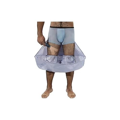 Body Hair Apron Bib for Men and Women, Non-Dirty Floor Shaving Leg Hair Bib£¬Leg Shaving Cape