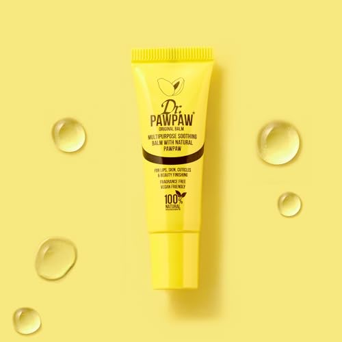 Dr. PawPaw Multipurpose Original Balm - Hydrating Lip Balm with Pawpaw, Aloe Vera and Olive Oil - Lip Moisturizer for Lips, Skin and Hair - 0.33 oz